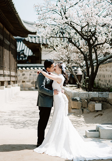 Mount Fuji Sakura Pre-wedding and Kimono Photoshoot 