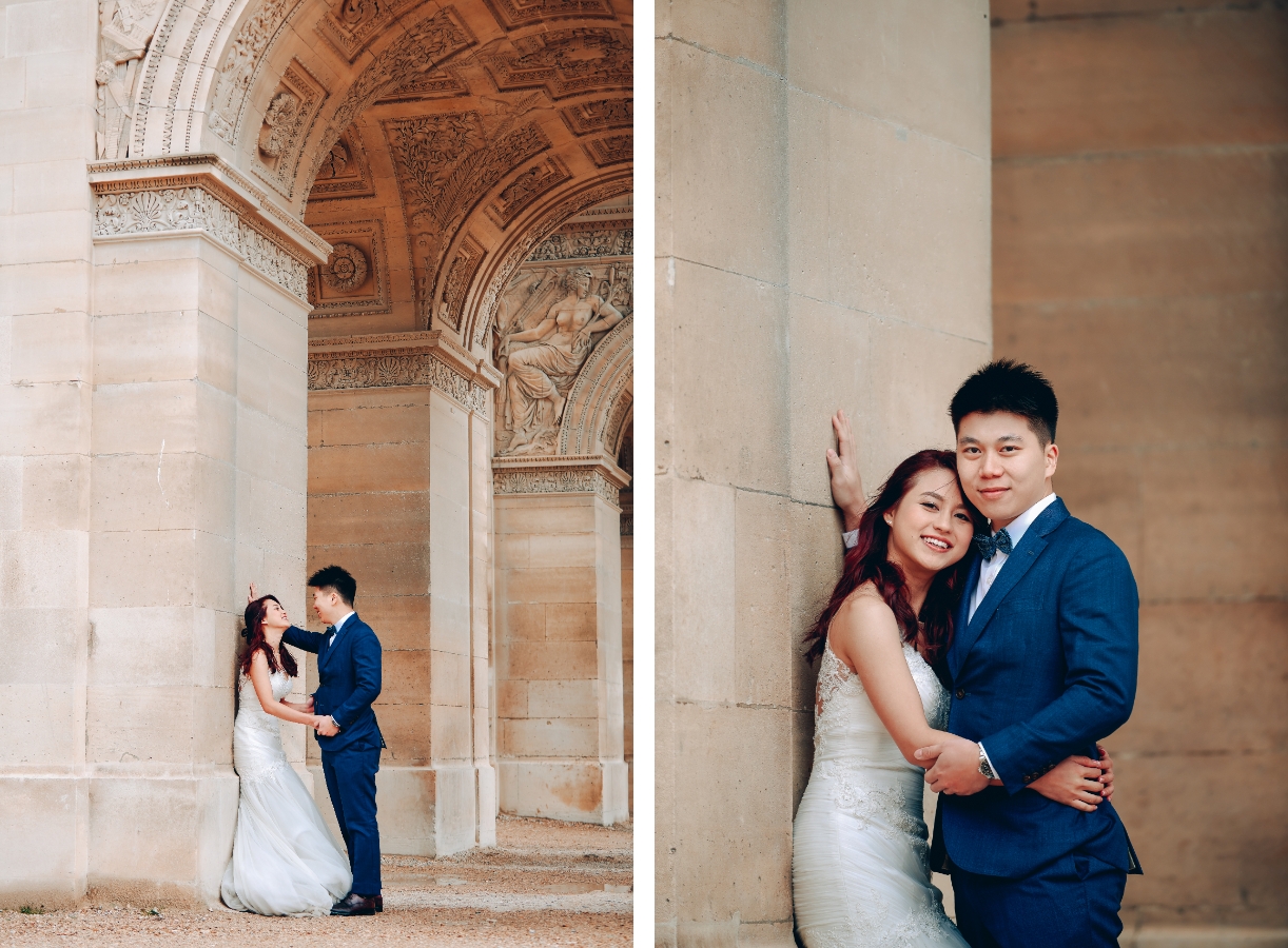 Paris Pre-Wedding Photography for Singapore Couple At Eiffel Tower And Palais Royale  by Arnel on OneThreeOneFour 3
