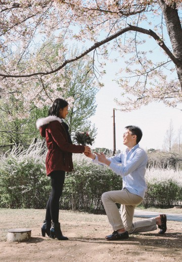 Korea Surprise Wedding Proposal Photographer - Photoshoot At Seonyudo Park 