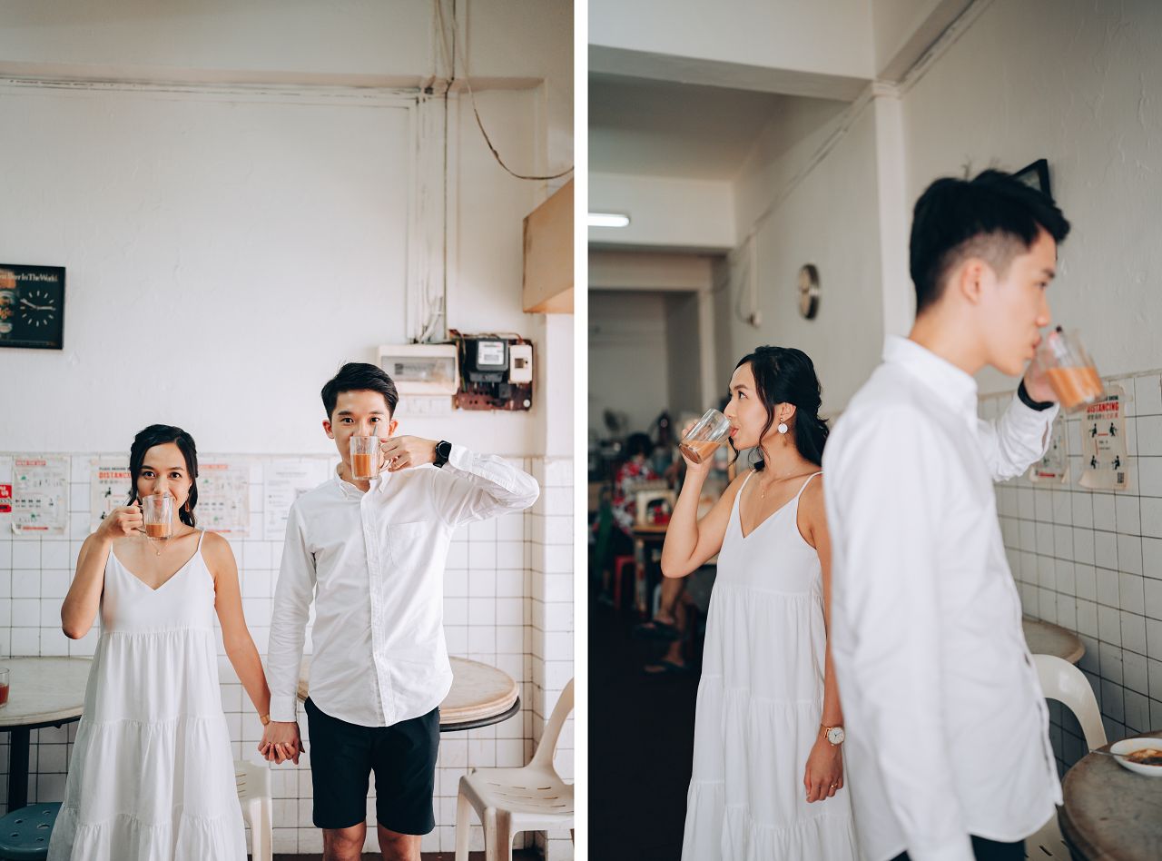 Oriental-inspired Cheongsam Pre-Wedding Photoshoot in Singapore by Michael on OneThreeOneFour 26