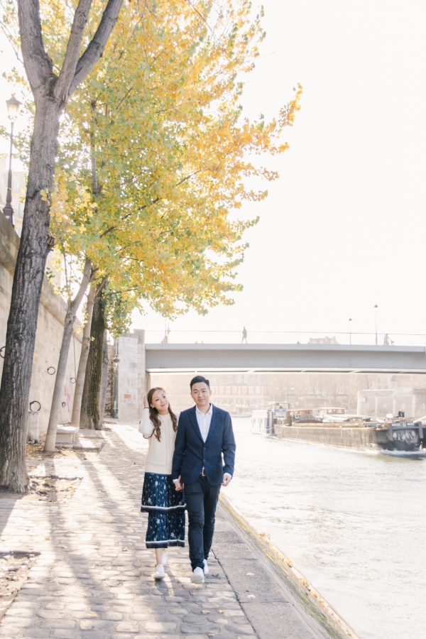 Paris Engagement Photo Session At The Pont Alexandre III Bridge and Louvre Pyramid  by Celine  on OneThreeOneFour 14