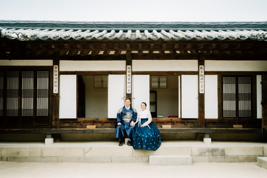 B&J: Hanbok pre-wedding at Namsangol Hanok Village in Seoul by Jungyeol on OneThreeOneFour 19
