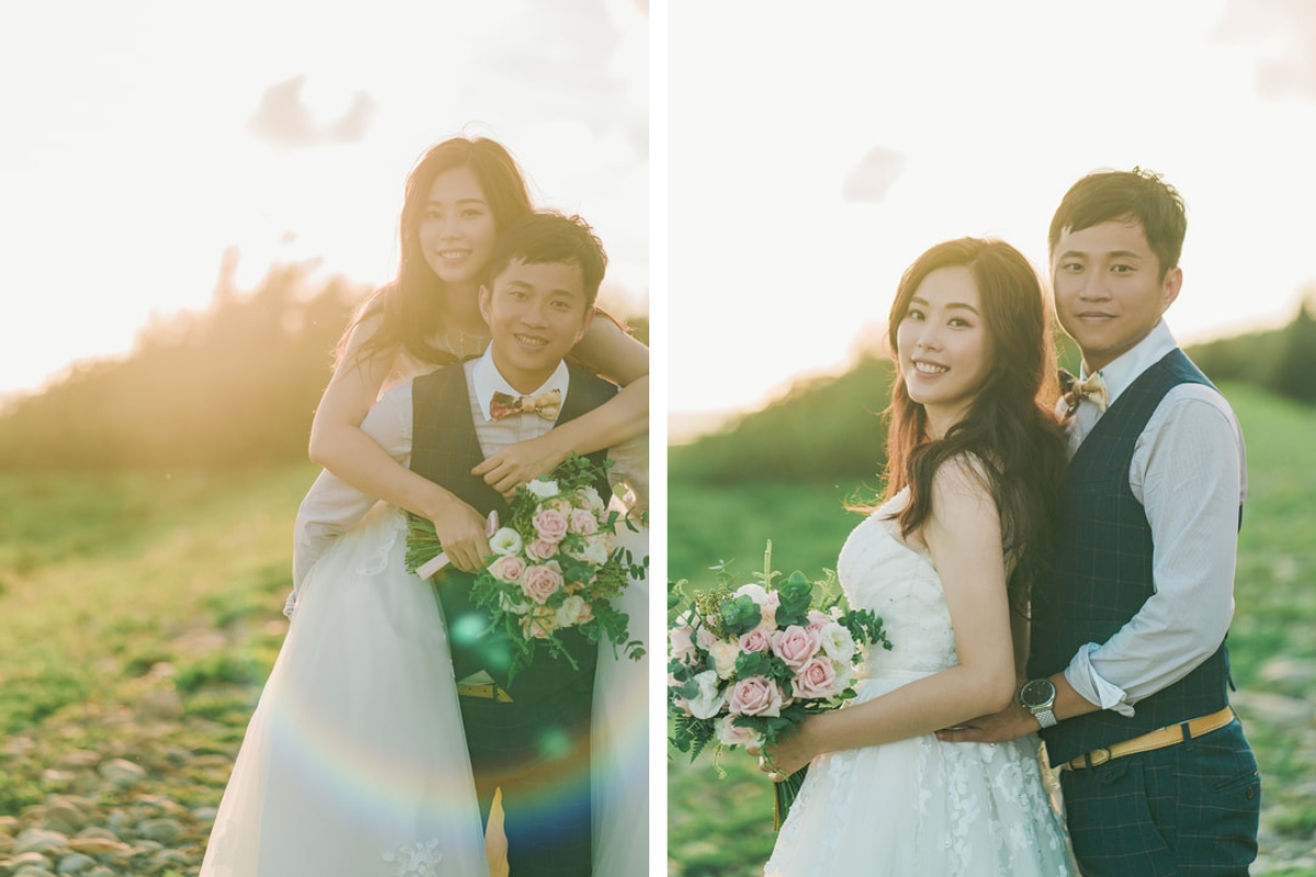 Taiwan Pre-Wedding Photoshoot Zoo Lush Greenery Beach by  on OneThreeOneFour 17