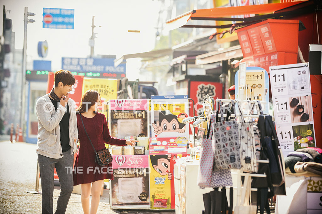 Korean Studio Pre-Wedding Photography: Hongdae (홍대) (Outdoor) by The Face Studio on OneThreeOneFour 7