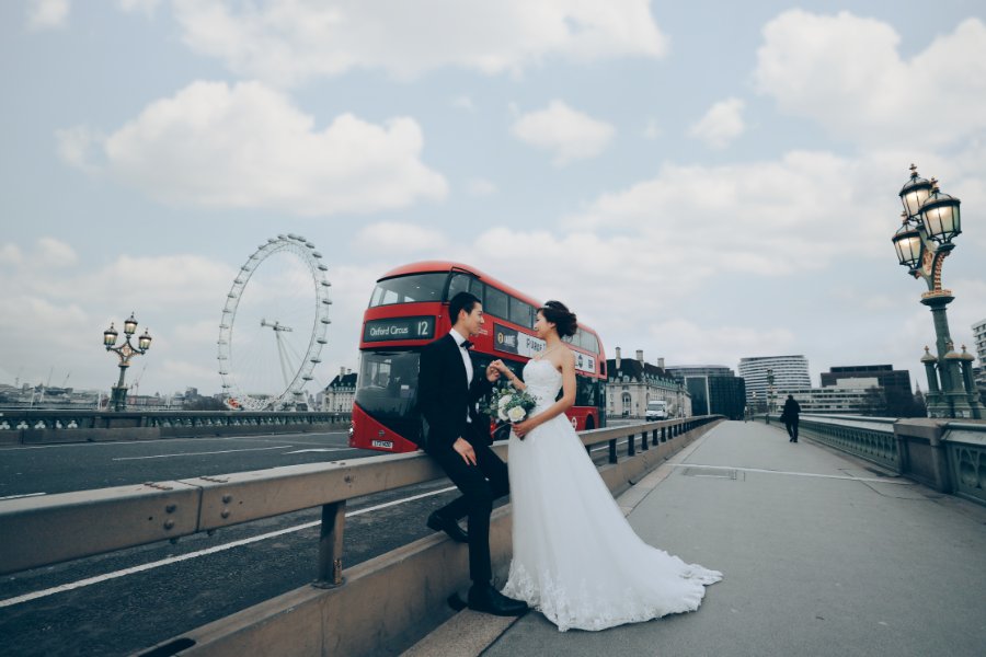 London Pre-Wedding Photoshoot At Westminster Abbey, Millennium Bridge And Church Ruins by Dom  on OneThreeOneFour 11