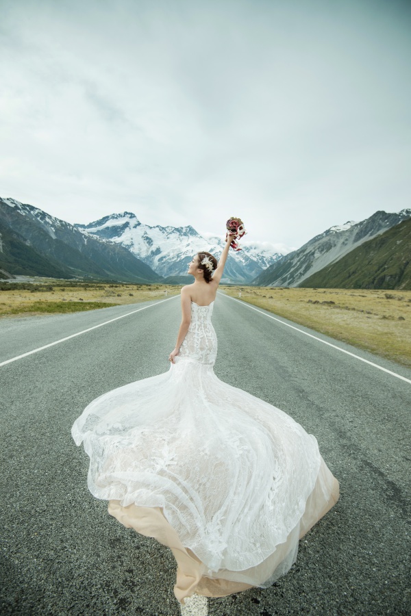 New Zealand Pre-Wedding Photoshoot At Snow Mountain And Lake Tekapo  by Mike  on OneThreeOneFour 1