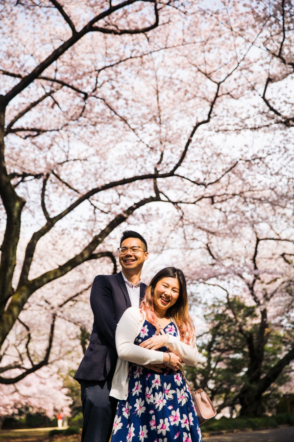 Japan Tokyo Surprise Proposal Photoshoot At Shinjuku Gyoen During Cherry Blossom Season by Koki on OneThreeOneFour 12