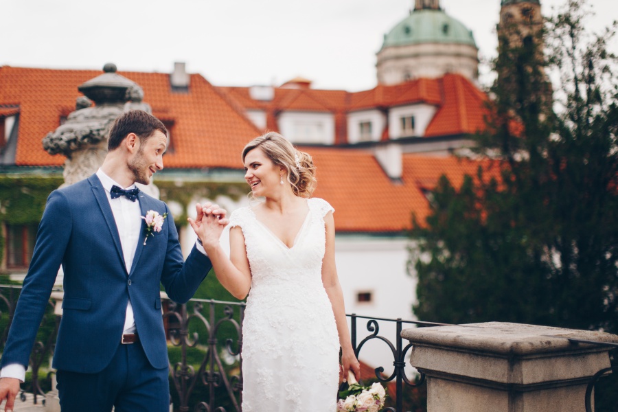 Prague Pre-Wedding Photoshoot At Vrtba Garden And Charles Bridge  by Nika  on OneThreeOneFour 3