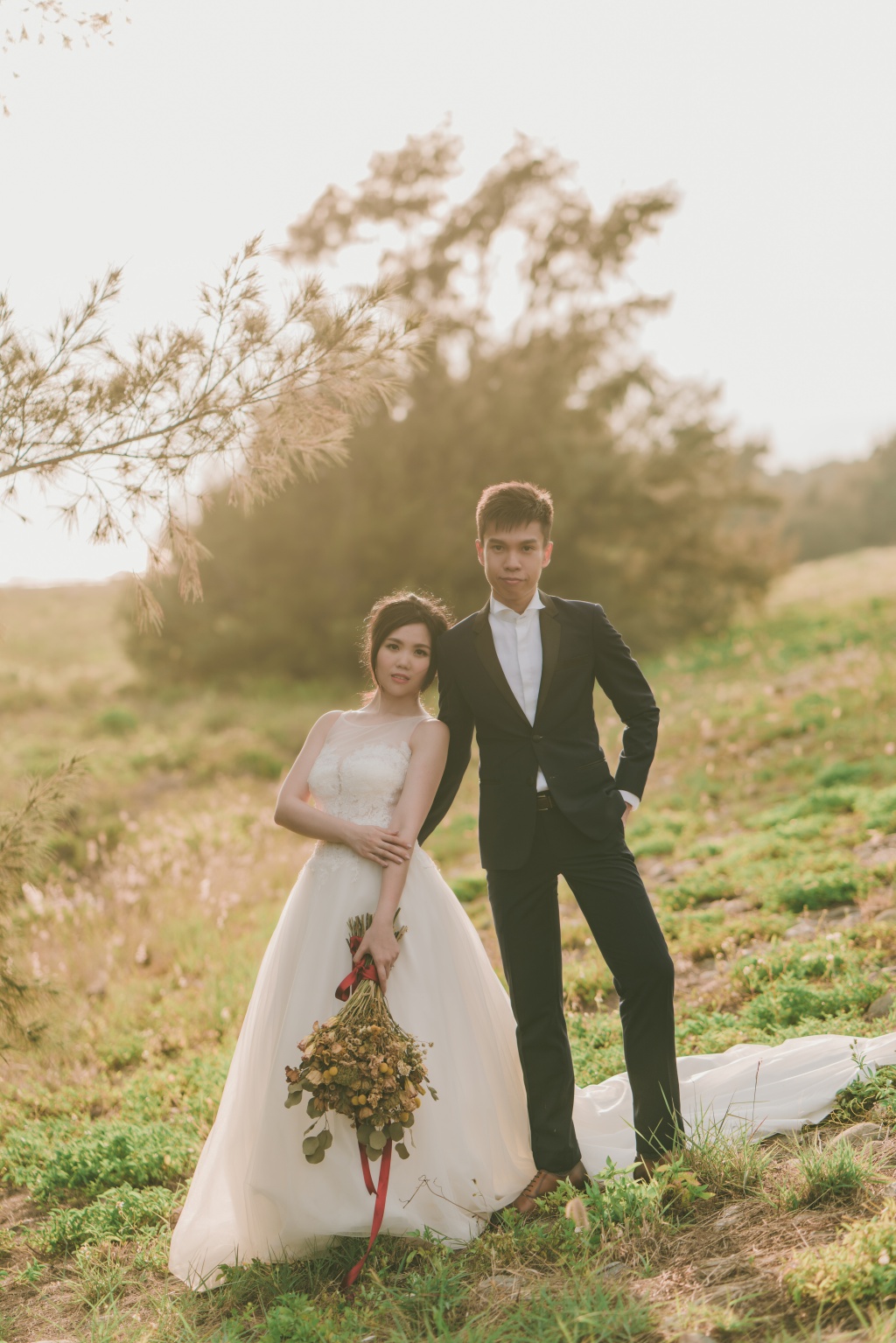 Taiwan Pre-wedding Photoshoot With Traditional Houses And Beautiful Forest Lake  by Star on OneThreeOneFour 4
