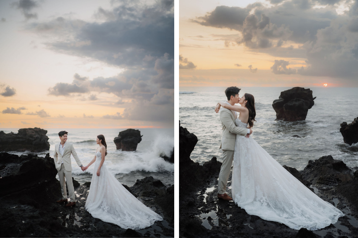 Bali Prewedding Photoshoot At Lake Tamblingan, Munduk Waterfall And Sunset At Mengening Beach by Cahya on OneThreeOneFour 42