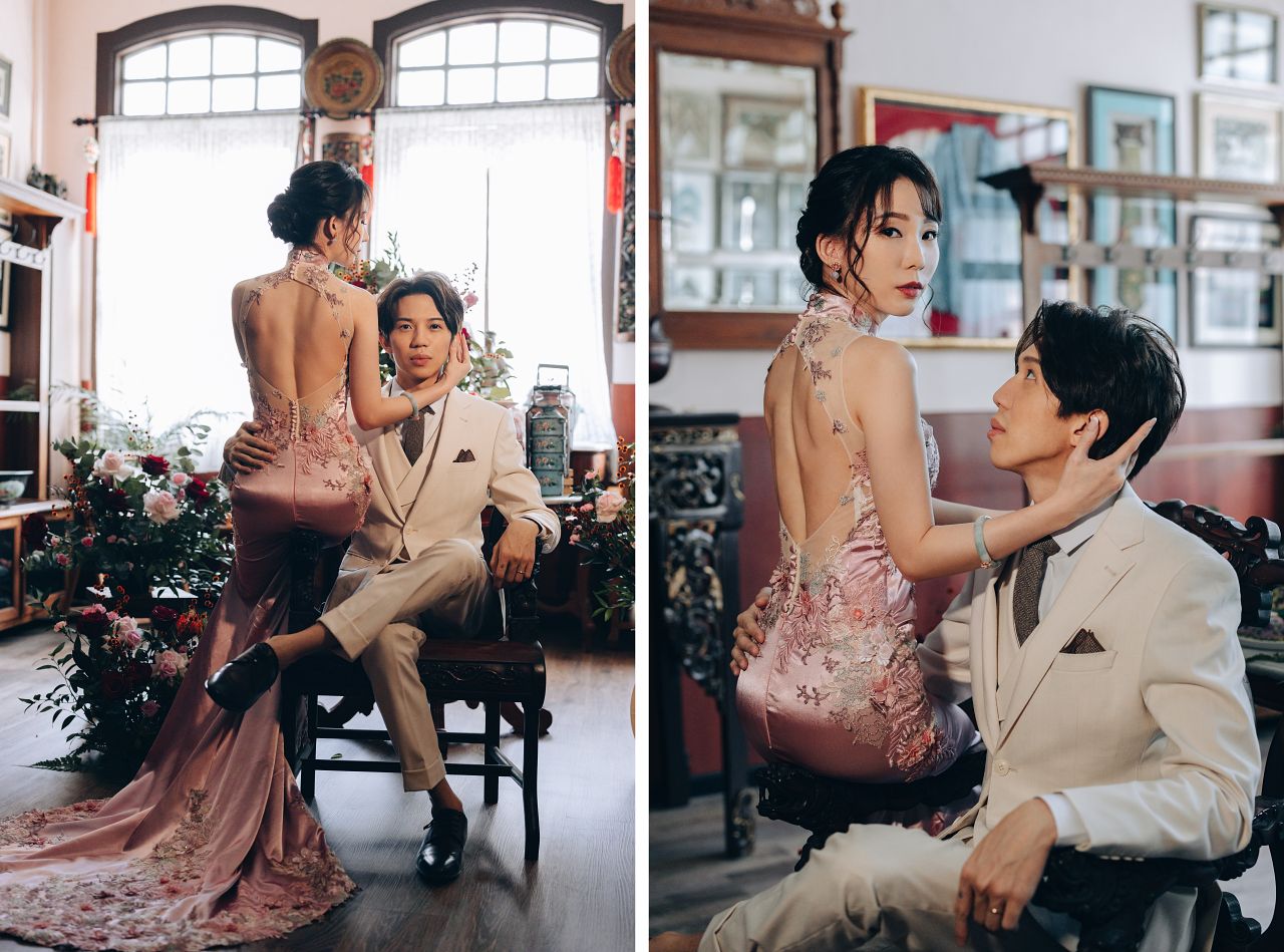 Oriental and Peranakan-inspired Prewedding Photoshoot by Cheng on OneThreeOneFour 12