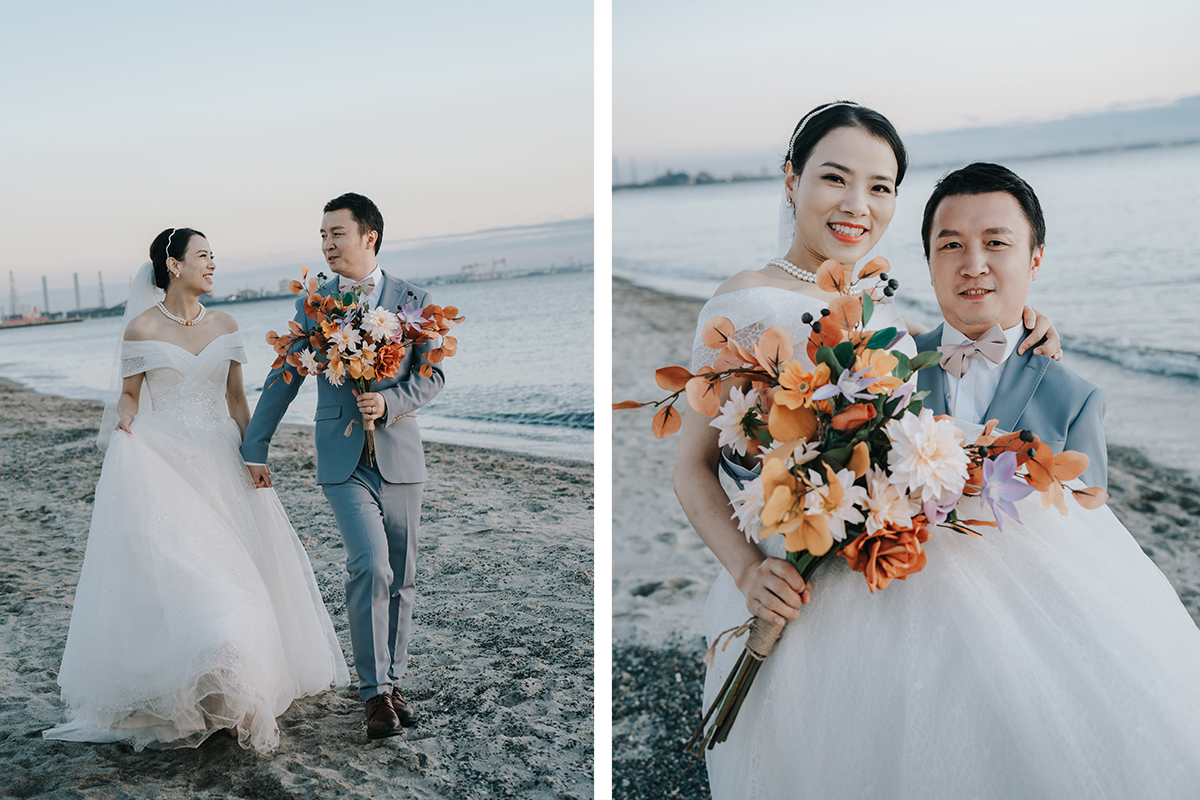 Japan Autumn Pre-Wedding Photoshoot in Tokyo with Maple Leaves by Cui Cui on OneThreeOneFour 13