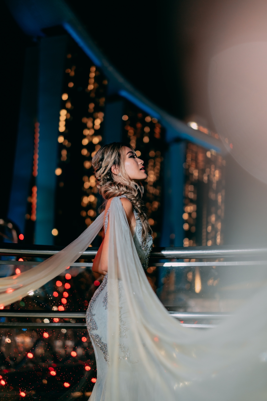 Singapore Pre-Wedding Photoshoot For Canadian Influencer Kerina Wang at Gardens By The Bay and Marina Bay Sands by Michael  on OneThreeOneFour 19