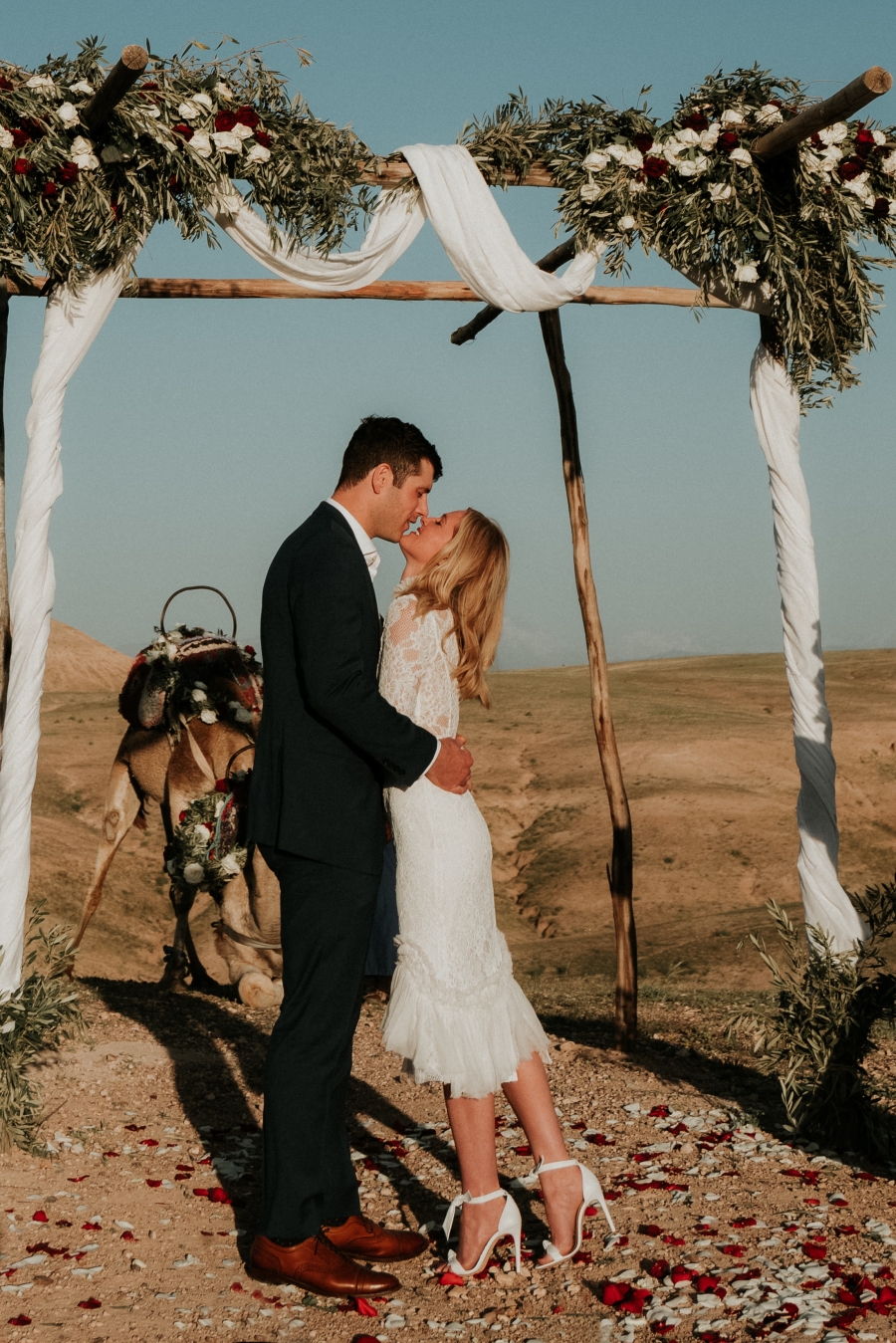 Morocco Desert Elopement And Couple Photoshoot  by A.Y. on OneThreeOneFour 16