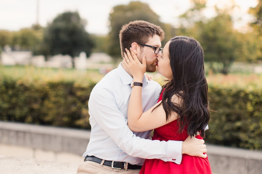 Paris Engagement Photo Shoot Louvre Palace and Tuileries Gardens  by Celine on OneThreeOneFour 9