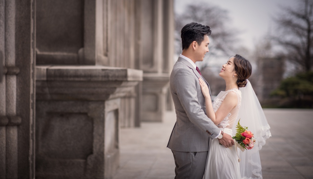 Korea Outdoor Pre-Wedding Photoshoot At Kyunghee University  by Junghoon on OneThreeOneFour 3
