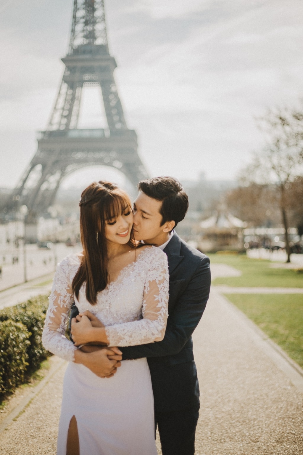 Paris Pre-Wedding Photoshoot for Singapore Couple Around The Eiffel Tower  by LT on OneThreeOneFour 30